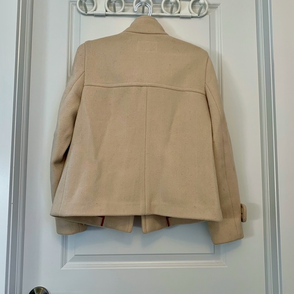 Cream Banana Republic Toggle Coat - Picture 7 of 10